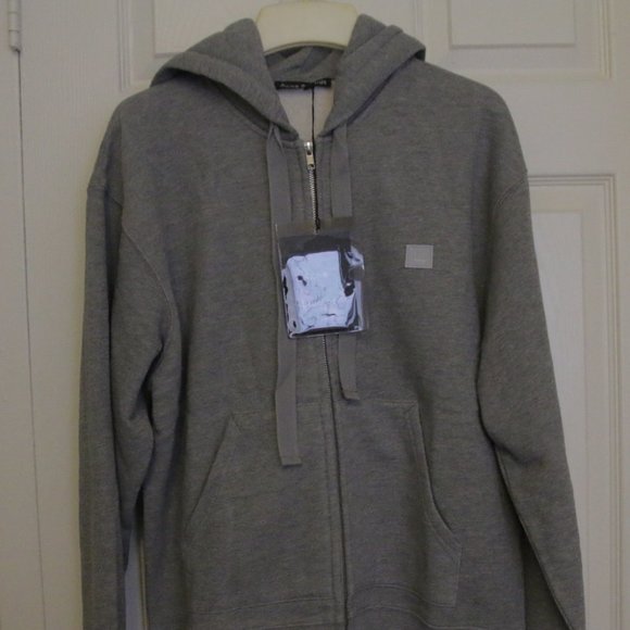 acne grey hoodie